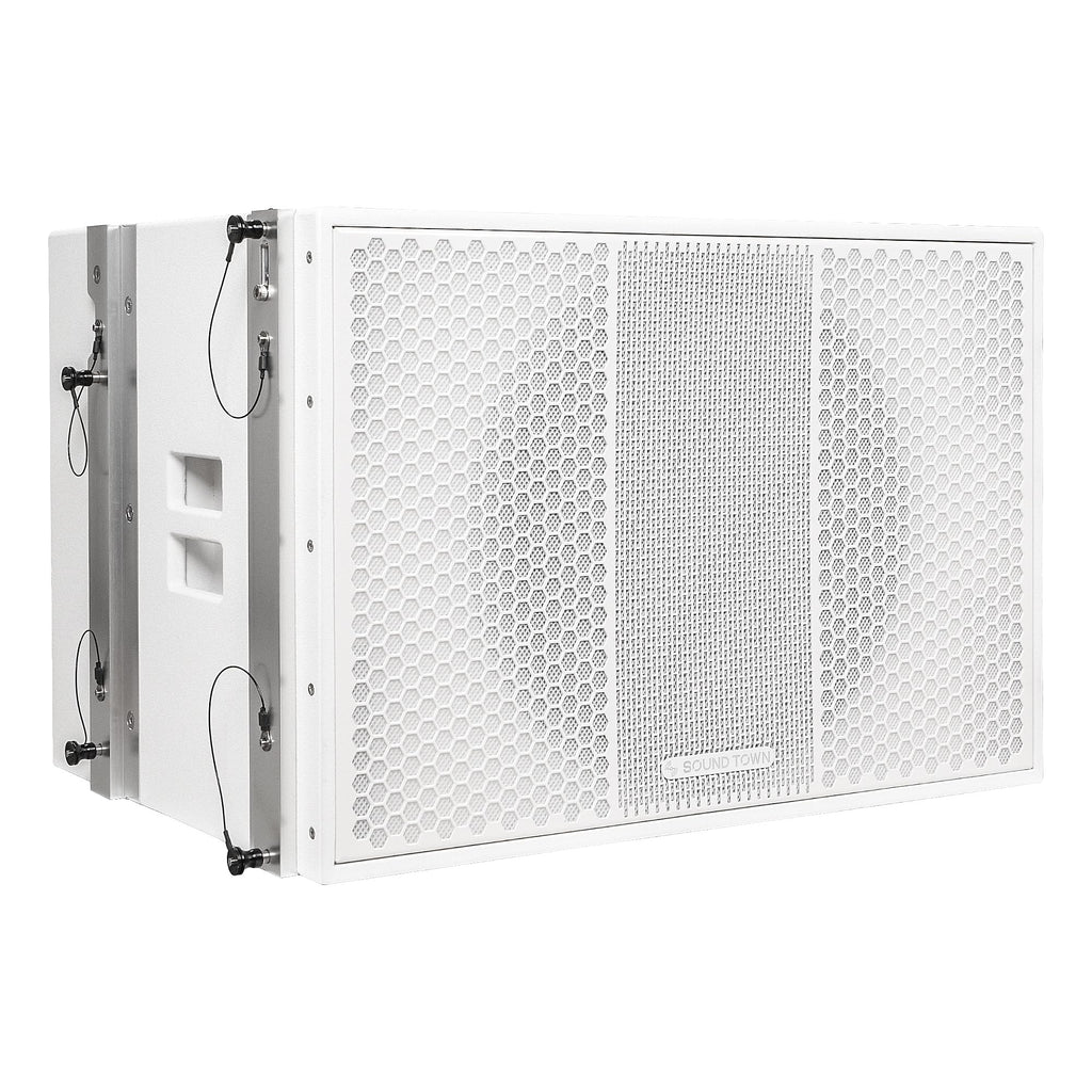 18” 1600W Powered Line Array Subwoofer with DSP, White Z886