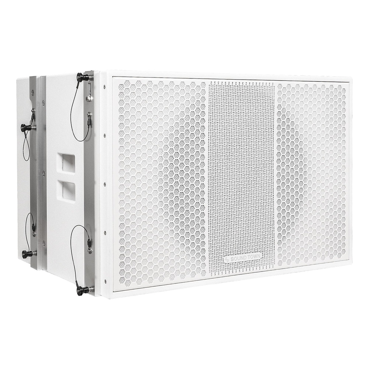 18” 1600W Powered Line Array Subwoofer with DSP, White Z886