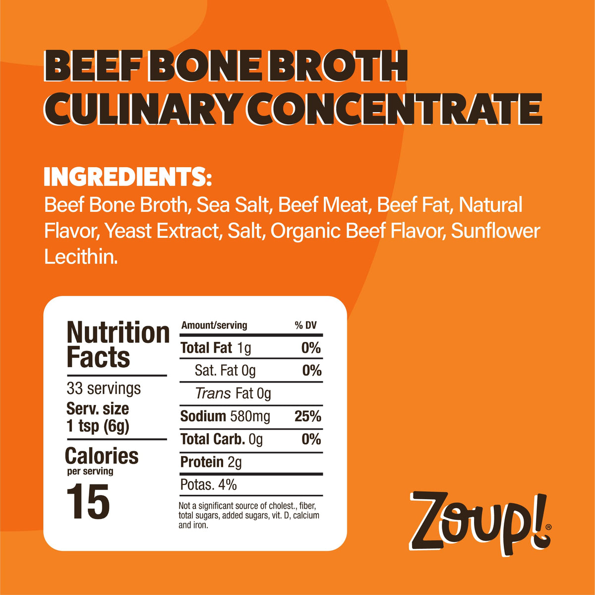 Beef Bone Broth Concentrate 7 Oz Y5895
