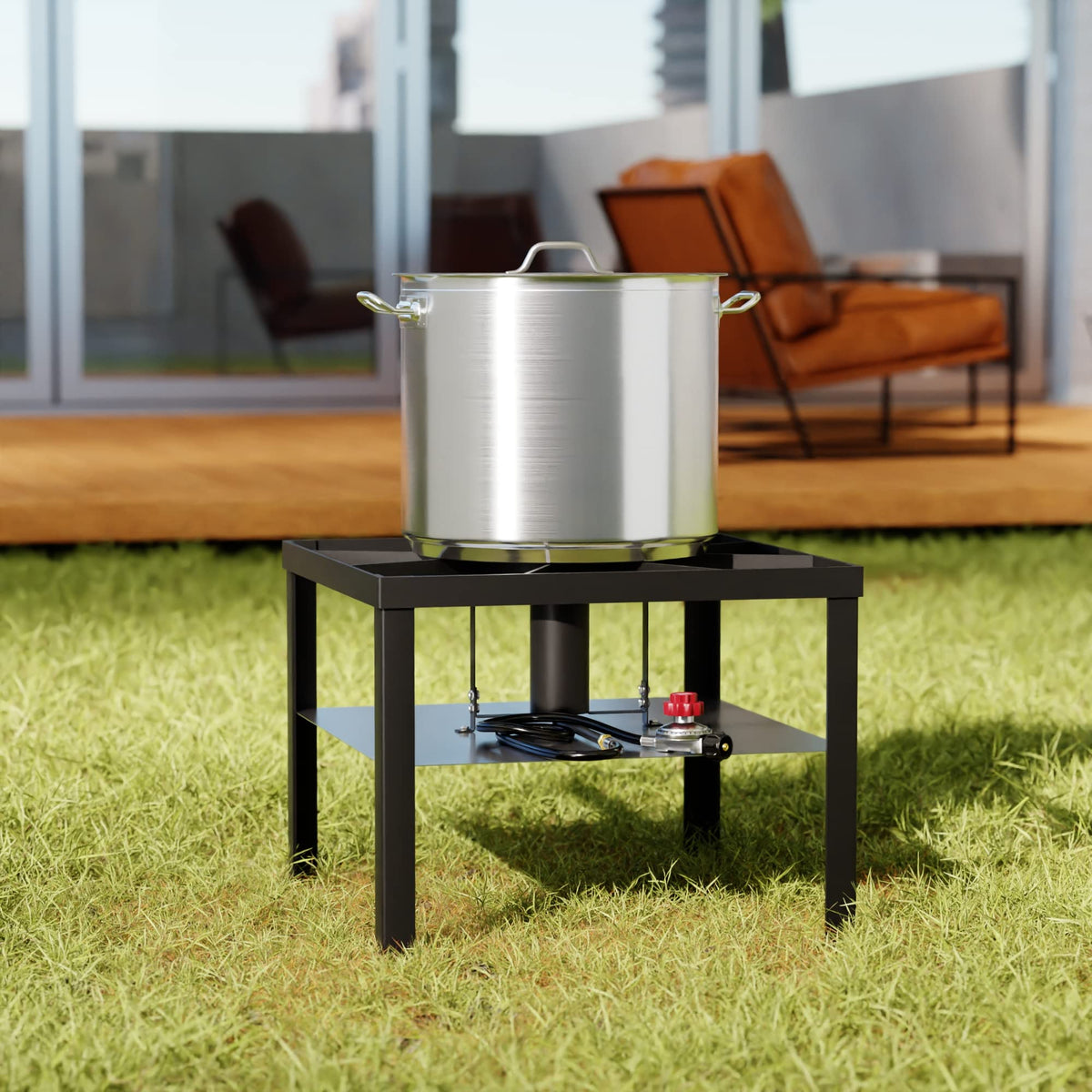 60 Qt. Aluminum Outdoor Seafood Boiler/Steamer Kit K94359