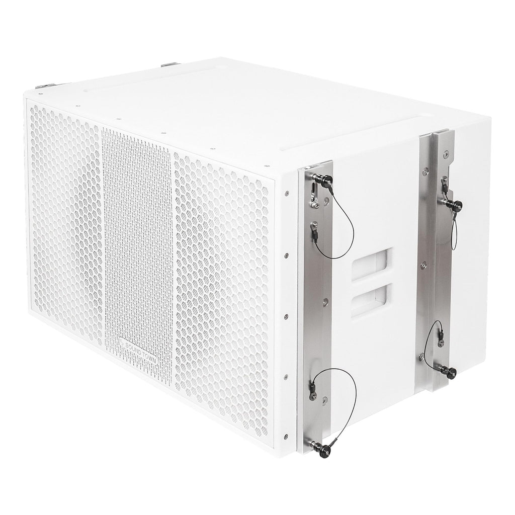 18” 1600W Powered Line Array Subwoofer with DSP, White Z886