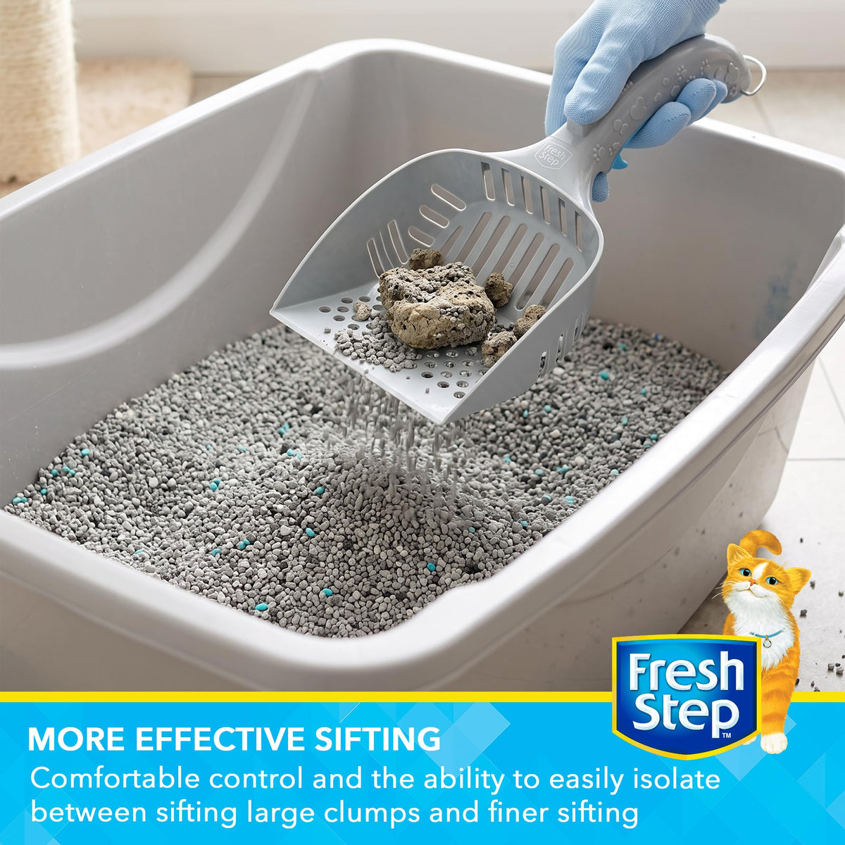 Cat Litter Scoop with Ergonomic Handle, 2-Pack E50770