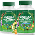 240 Capsules Turmeric Ginger Boswellia Saffron Holy Basil Nettle Supplement G4802
