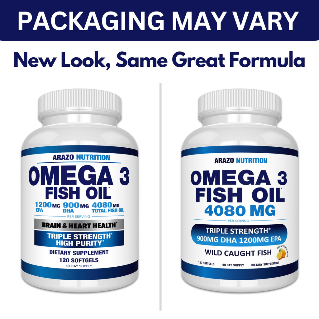 Wild Caught Omega-3 Fish Oil 120 Burpless Lemon Softgels R846