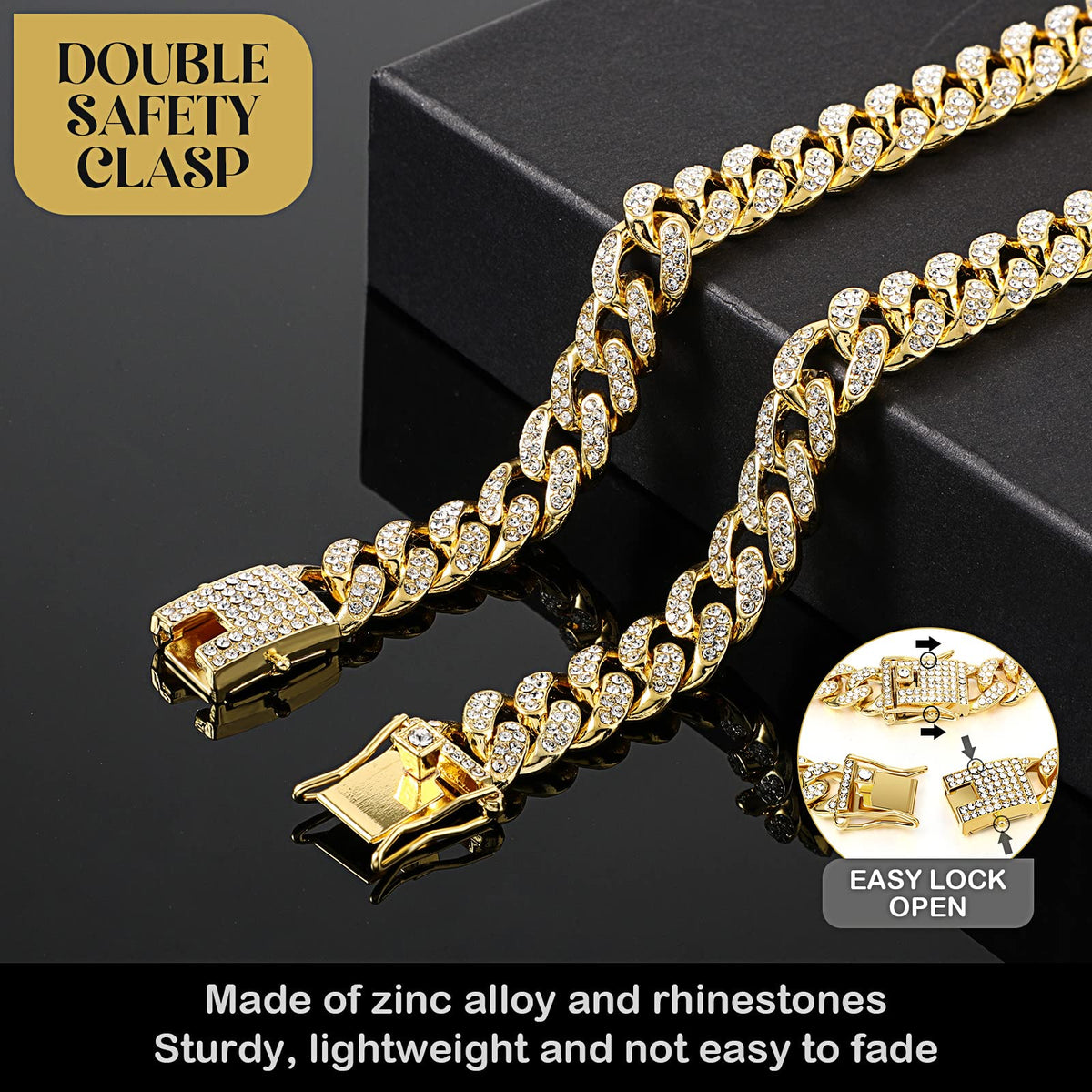 Gold 8 Inch Dog Collar A1868
