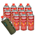 Tactical Outdoor Protective Canister Sleeve for 8oz Butane Fuel Canisters Pack of 12 Woodland Green O572
