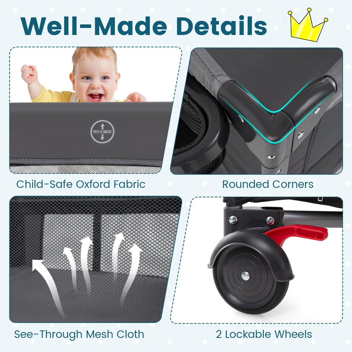 5-in-1 Pack and Play with Canopy Z109