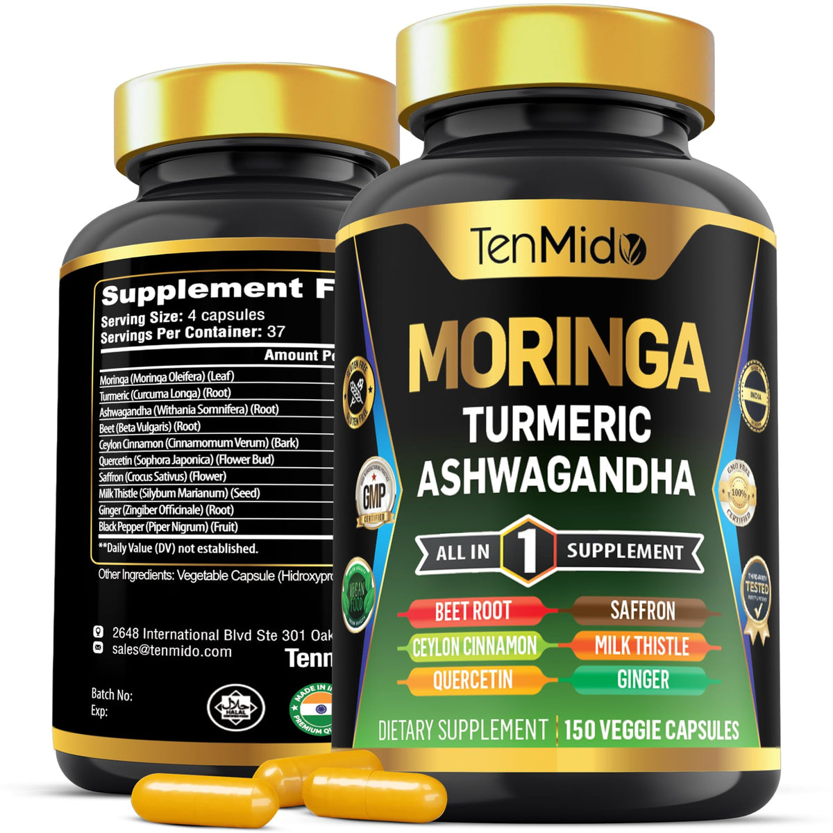 Moringa Oleifera 10in1 Formula 150 Capsules K621