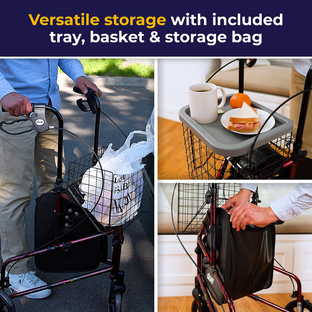 Foldable Rollator Walker I356