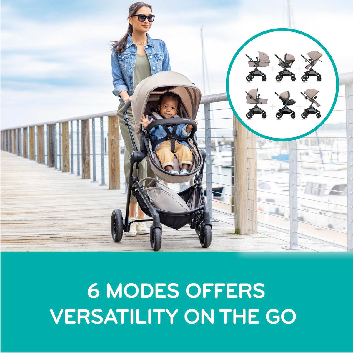 Modular Travel System with Infant Car Seat U211