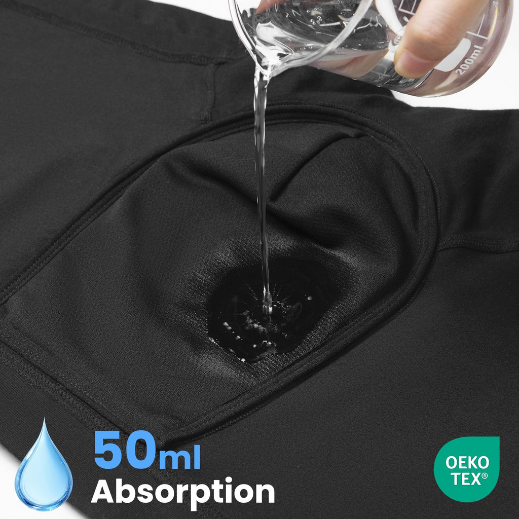 Mens Washable Incontinence Underwear 50ml Absorbent 4XL H11357