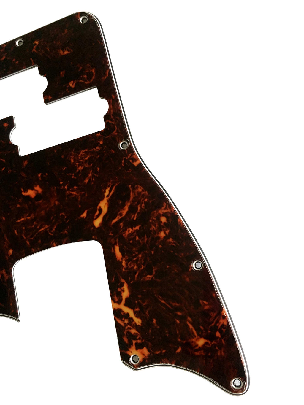 4 Ply Brown Tortoise Short Scale Guitar Pickguard U81415
