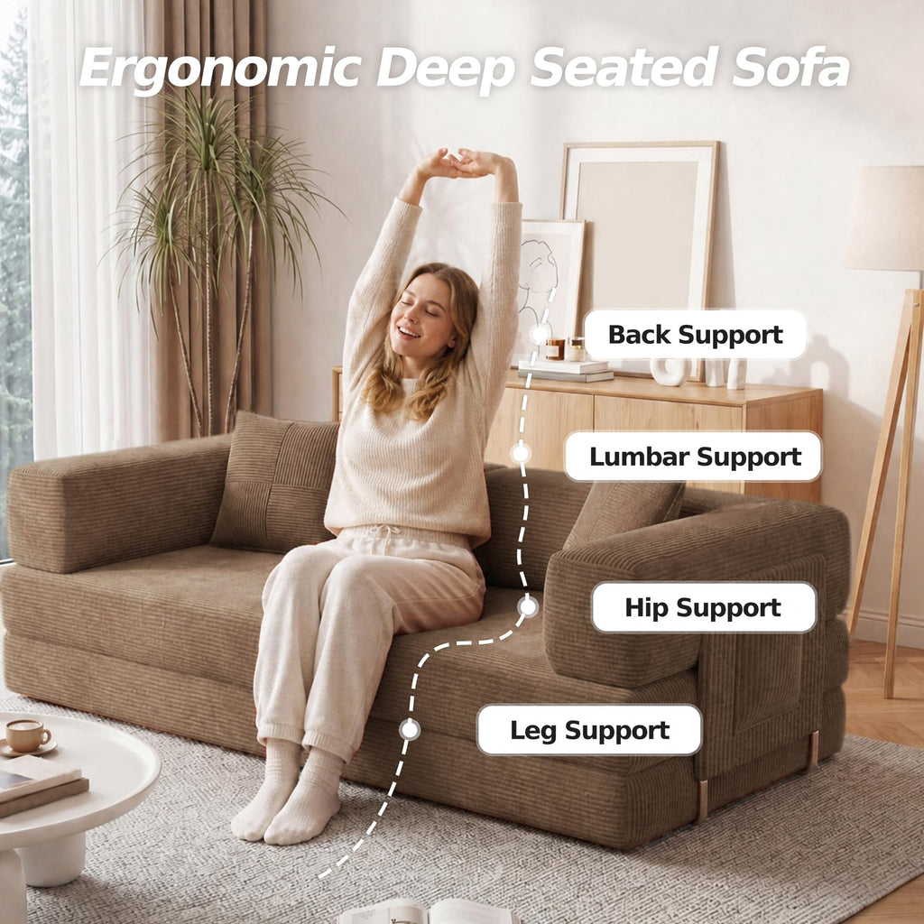 Convertible Futon Sofa Bed W4501