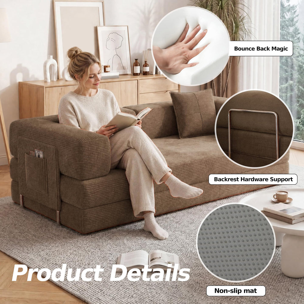 Convertible Futon Sofa Bed W4501