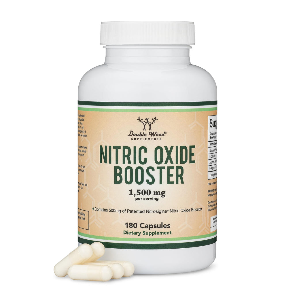 Nitric Oxide Booster, Nitrosigine + Citrulline, 180 Capsules M8067