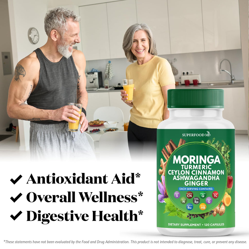 240 Capsules Turmeric Ginger Boswellia Saffron Holy Basil Nettle Supplement G4802
