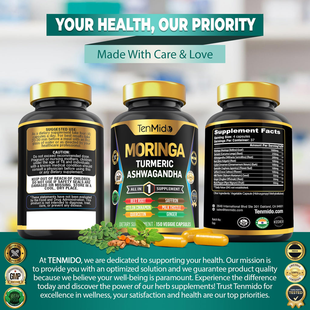 Moringa Oleifera 10in1 Formula 150 Capsules K621
