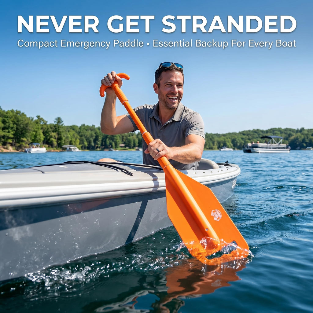 Telescoping Emergency Paddle with T-Grip Handle L87565