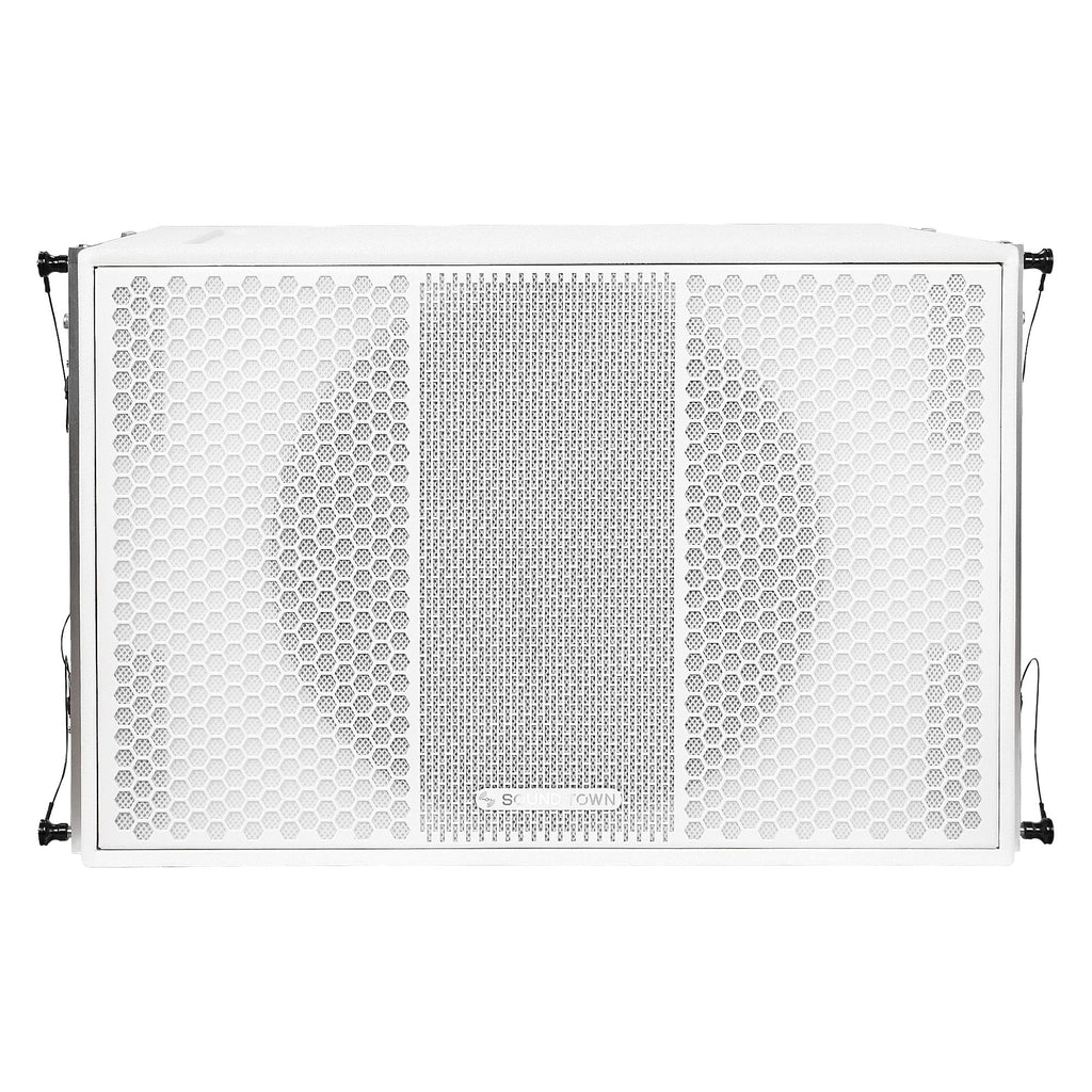 18” 1600W Powered Line Array Subwoofer with DSP, White Z886