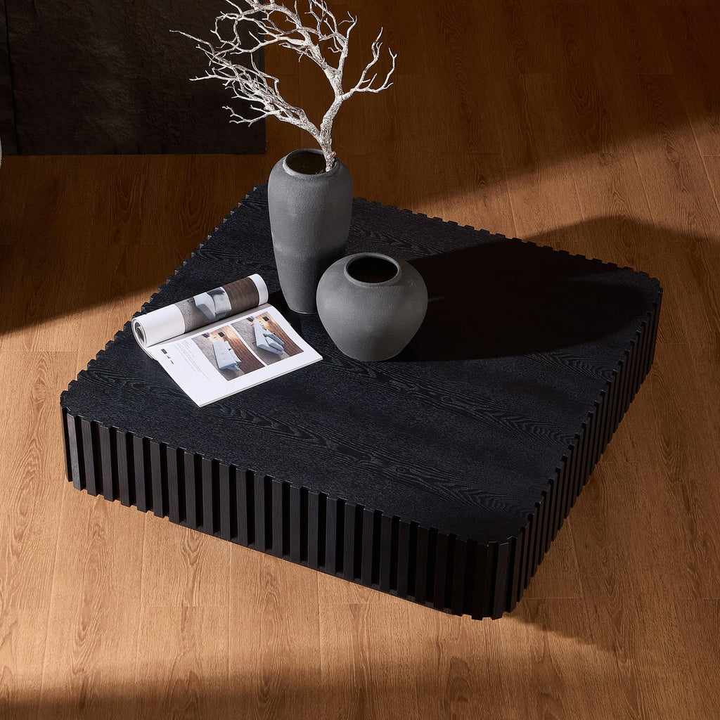35.43" Square Wood Coffee Table I5657