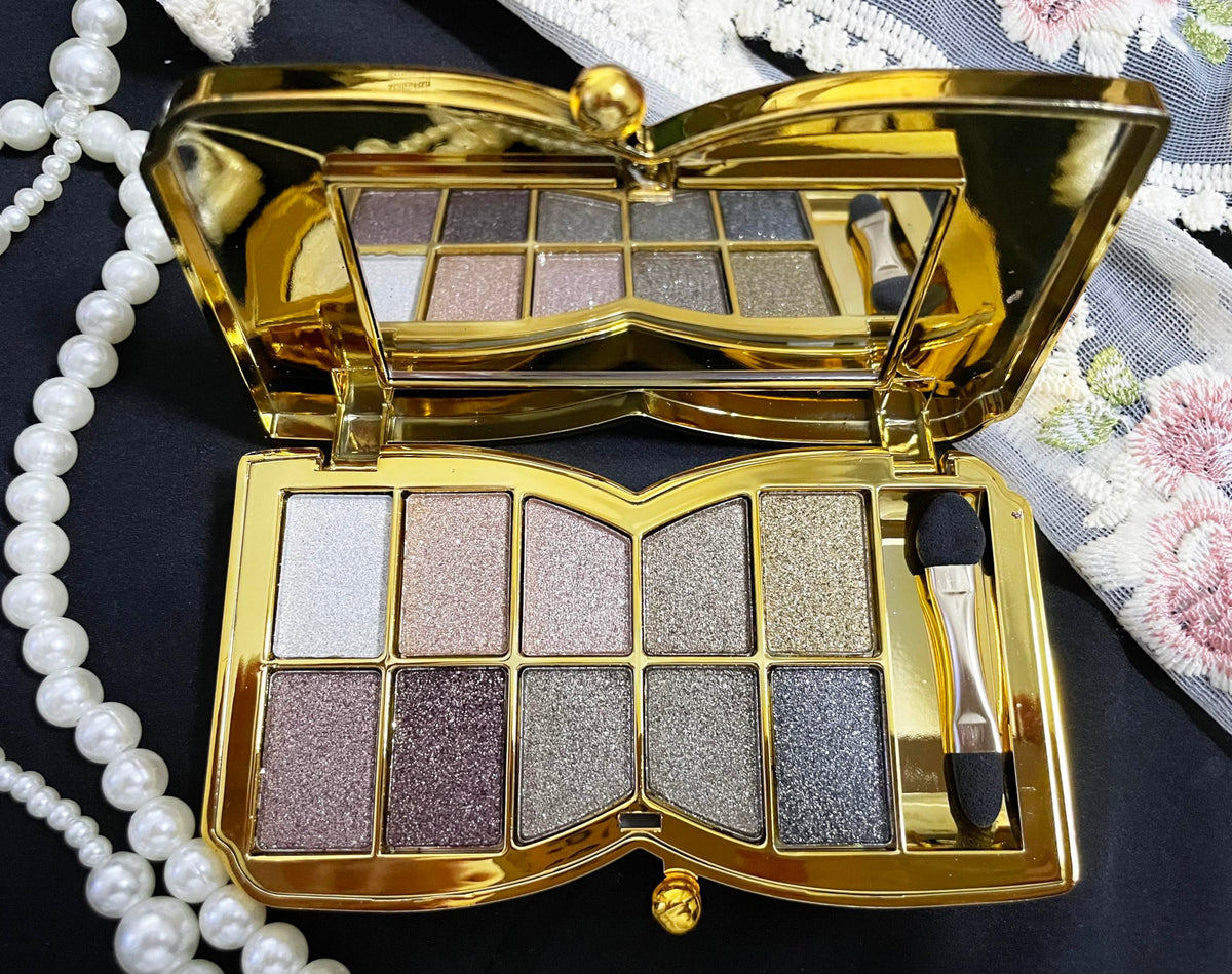10 Colors Shimmer & Matte Glitter Eyeshadow Palette T6028