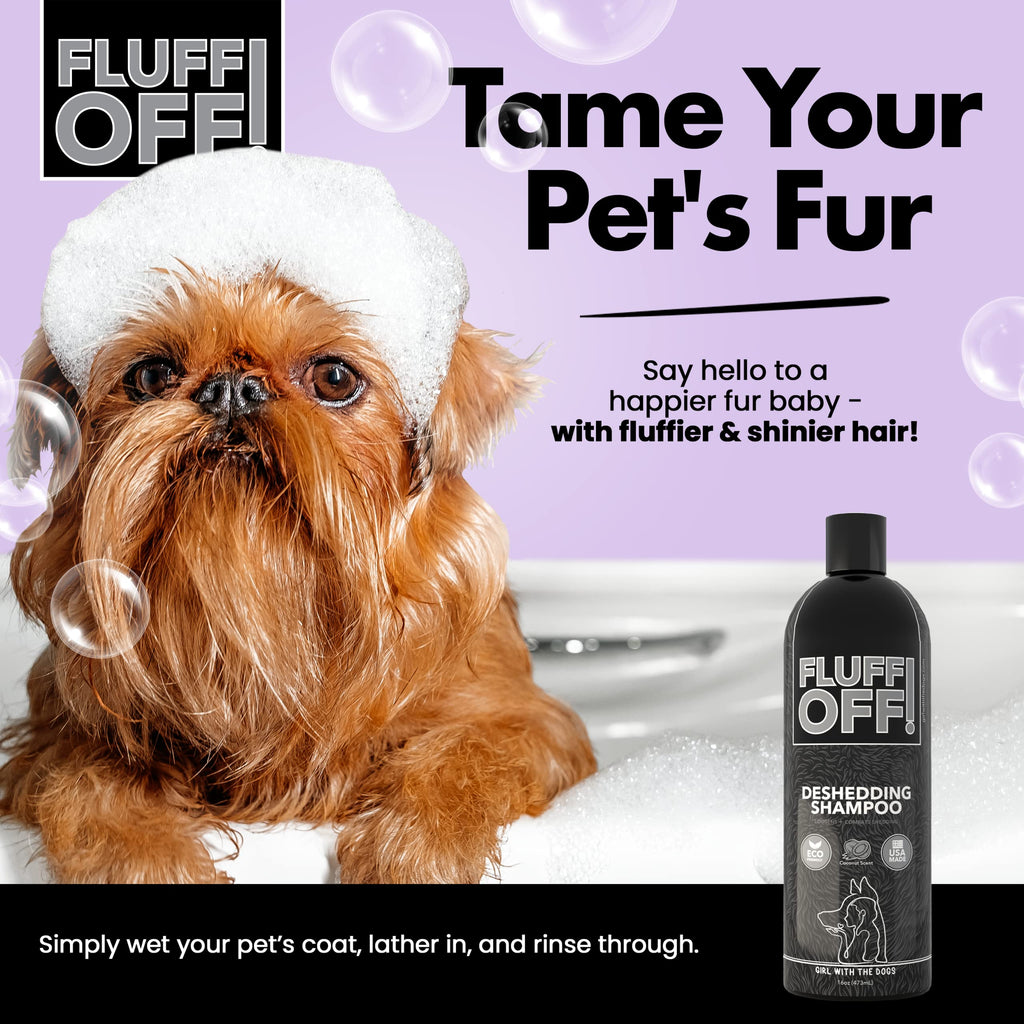 Natural Deshedding Dog & Cat Shampoo J76086