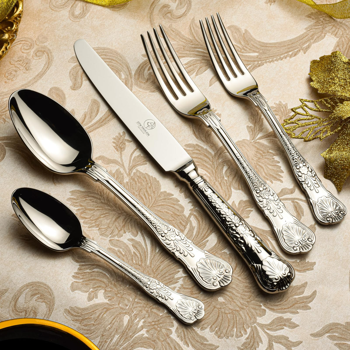 60 Piece 18 10 Stainless Steel Silverware Set H262